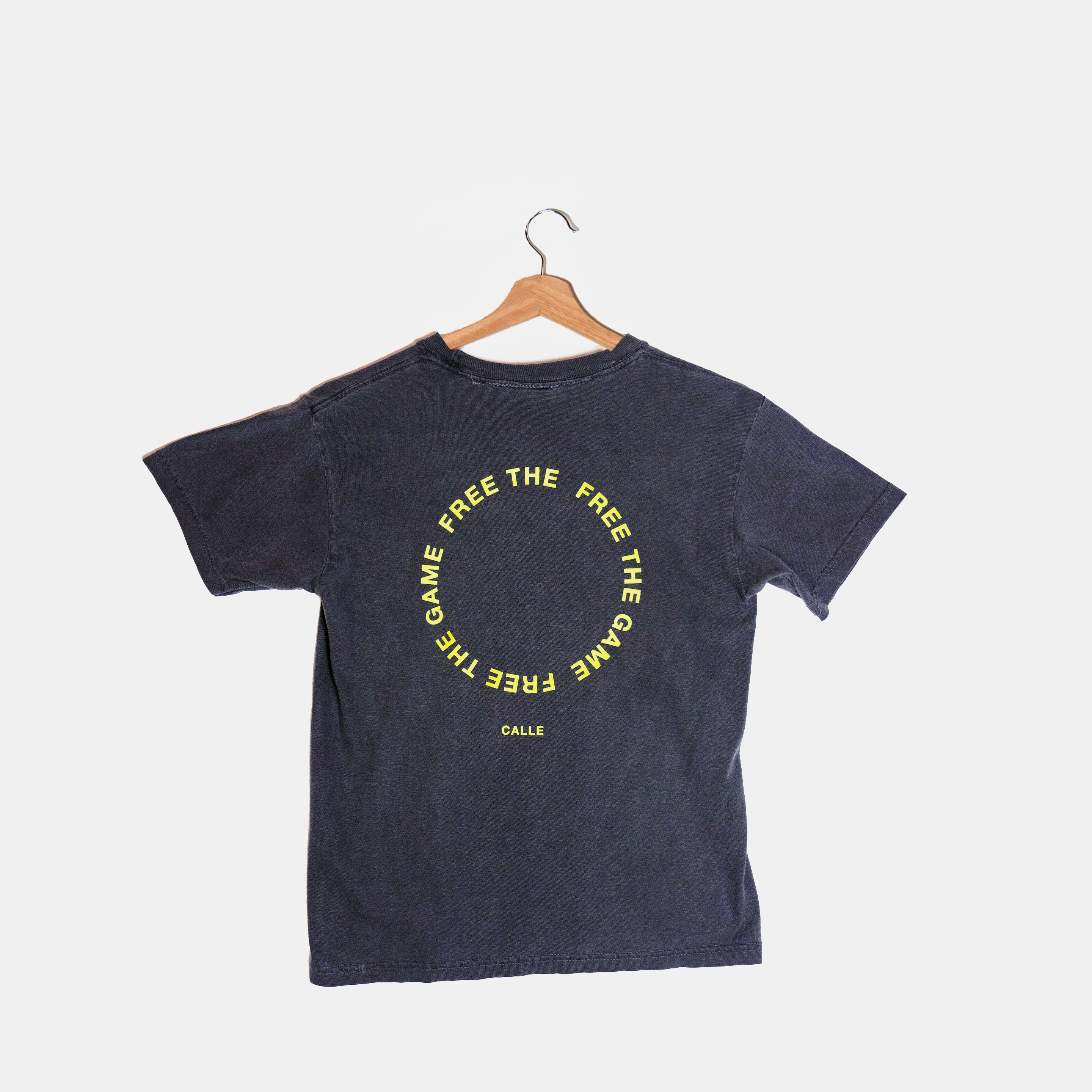 Faded 'Round Ball' Youth Tee - Charcoal