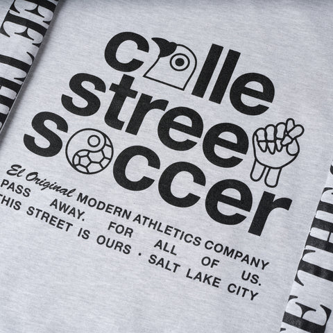 The Street Is Ours Youth Hoodie - Gray