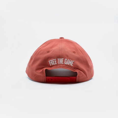 Embroidered Pigeon Hat - Salmon