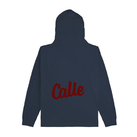 Premium Navy Script Hoodie