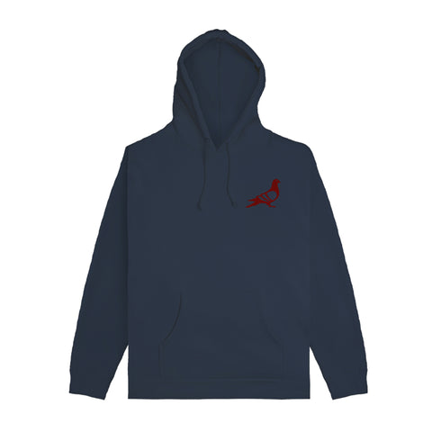 Premium Navy Script Hoodie