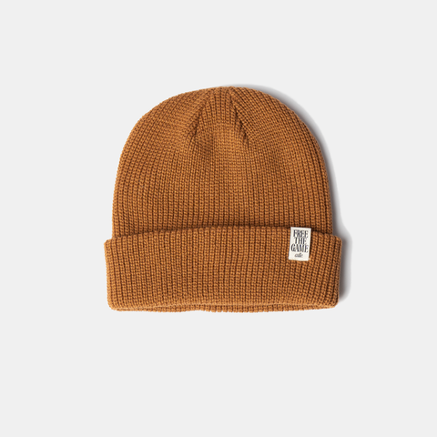 Free the Game Beanie - Rust