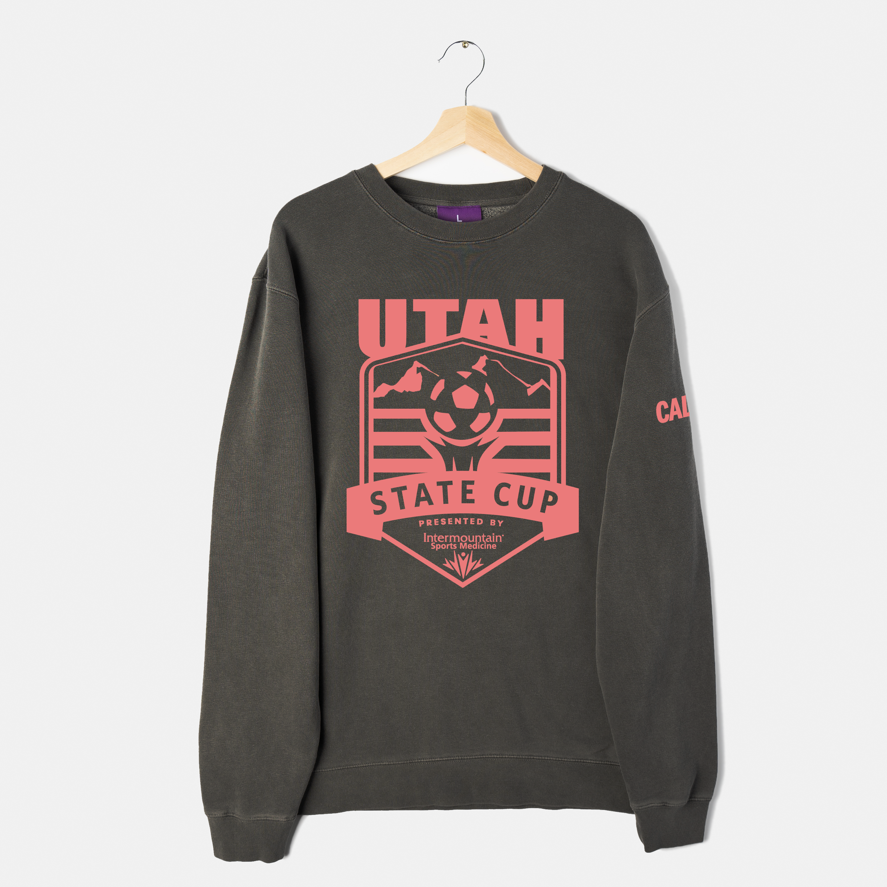 UYSA State Cup Crewneck - Charcoal - Pickup
