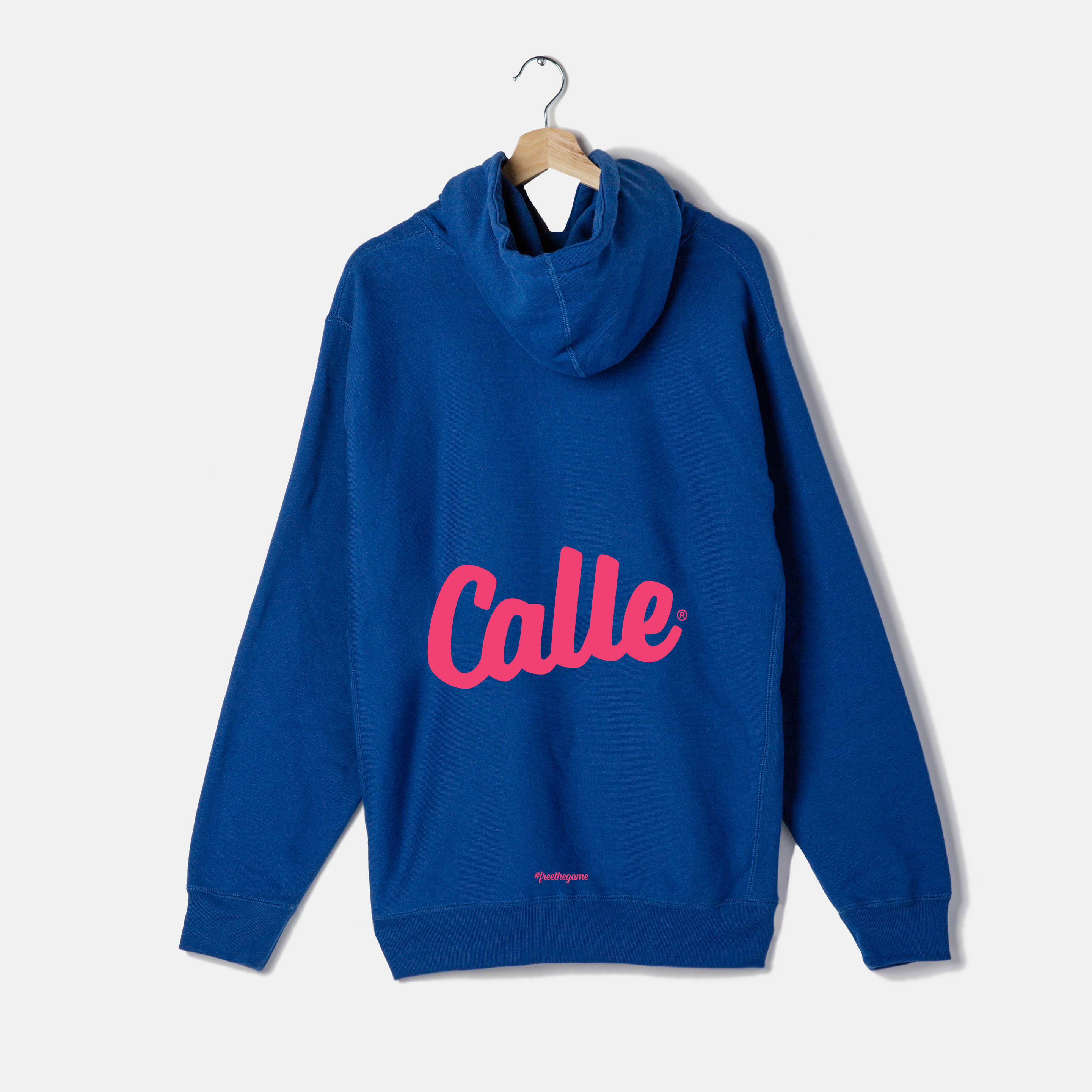 Premium Blue Script Hoodie