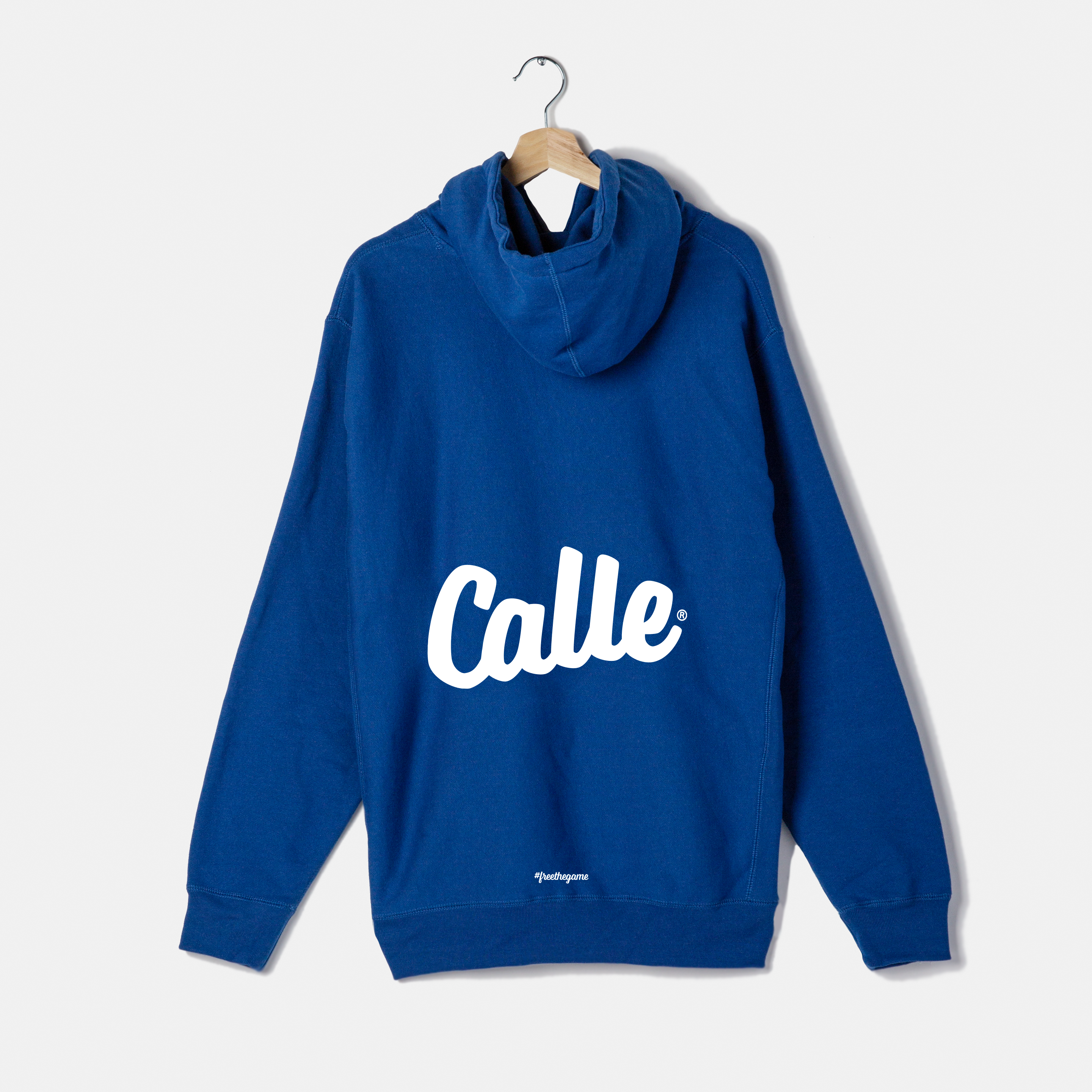 Premium Blue Script Hoodie