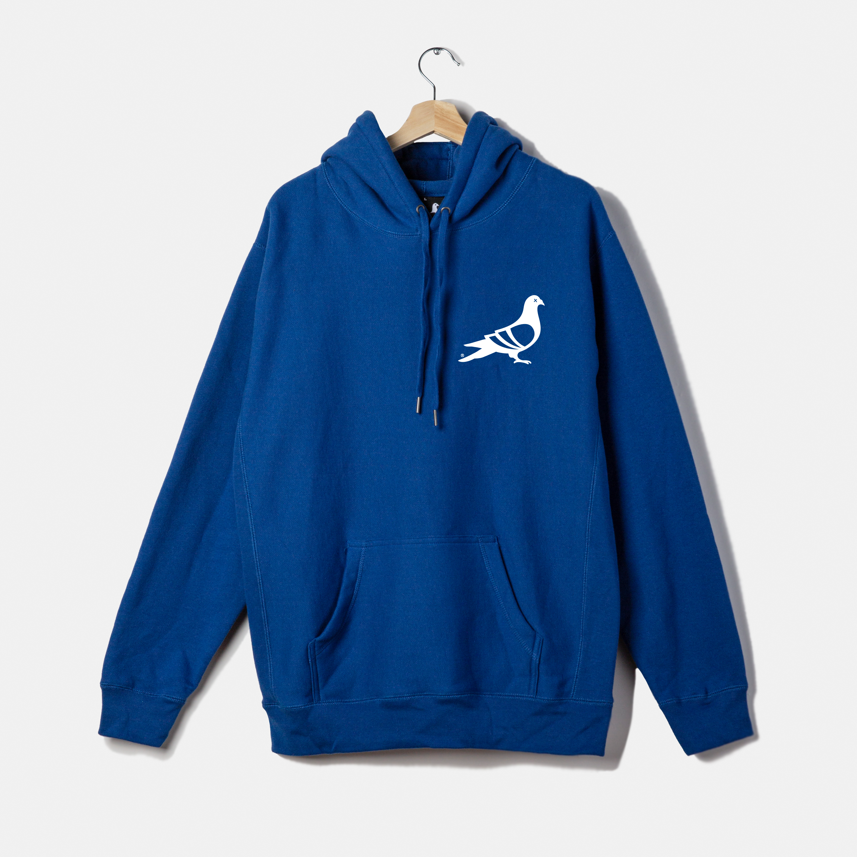 Premium Blue Script Hoodie