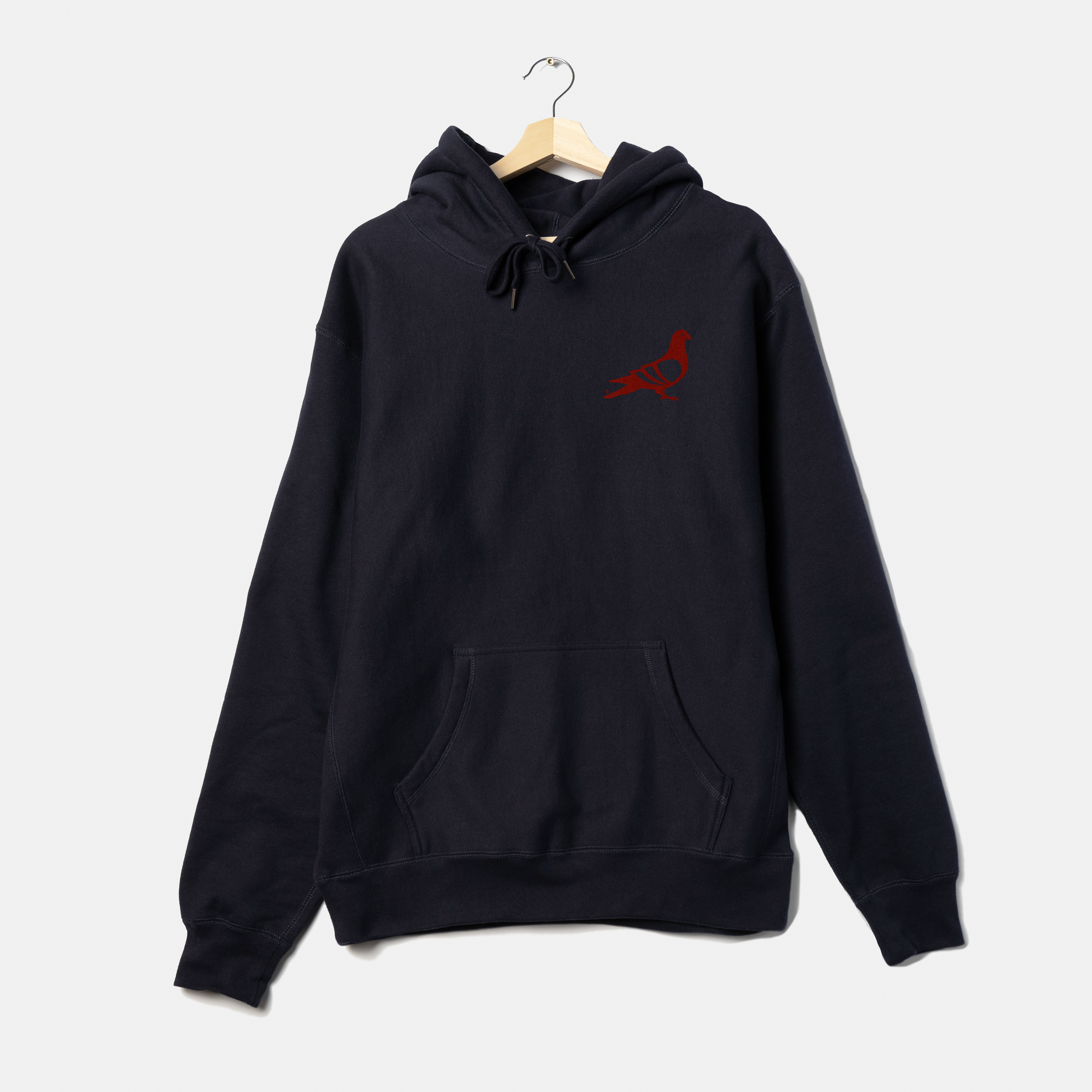 Navy Script Hoodie
