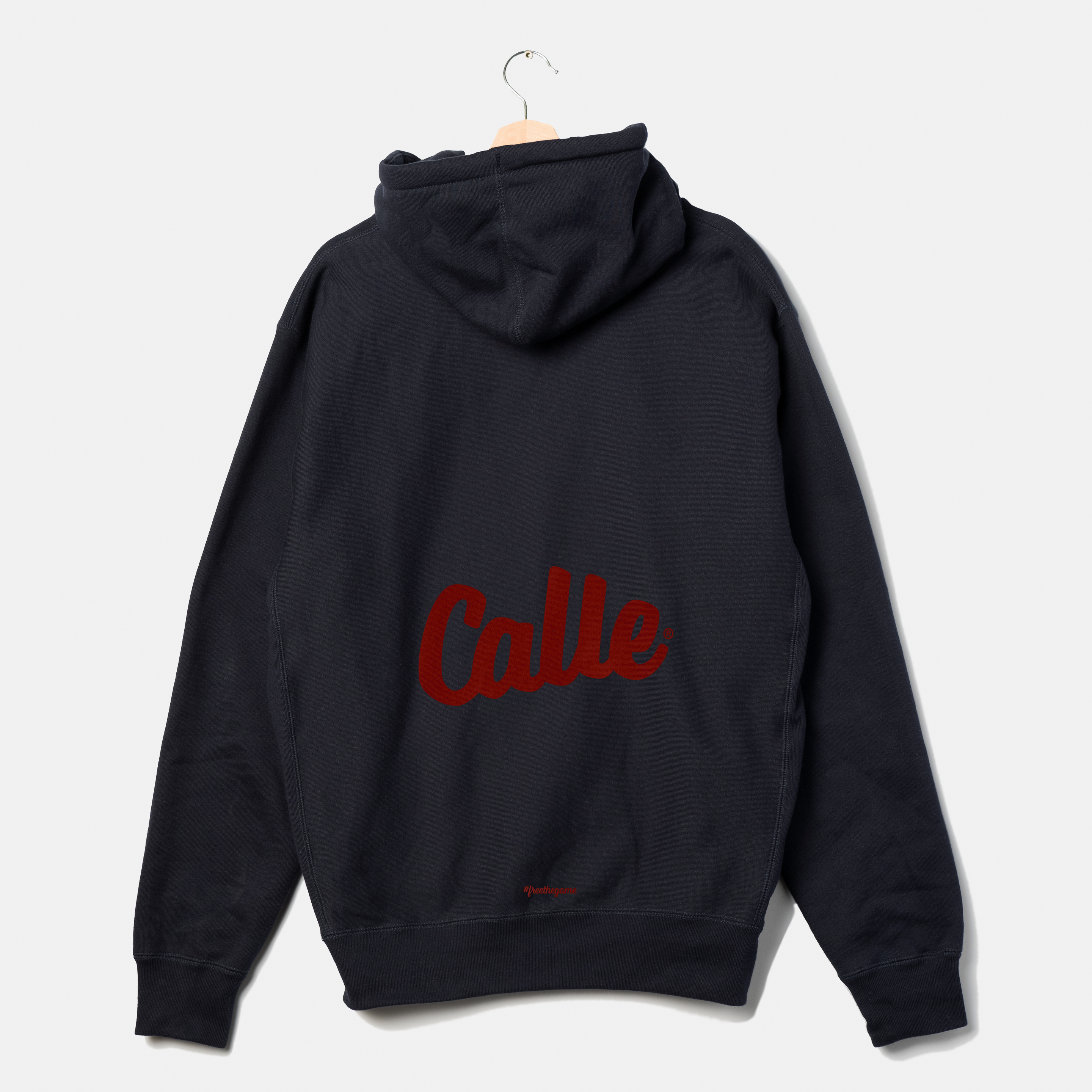 Premium Navy Script Hoodie