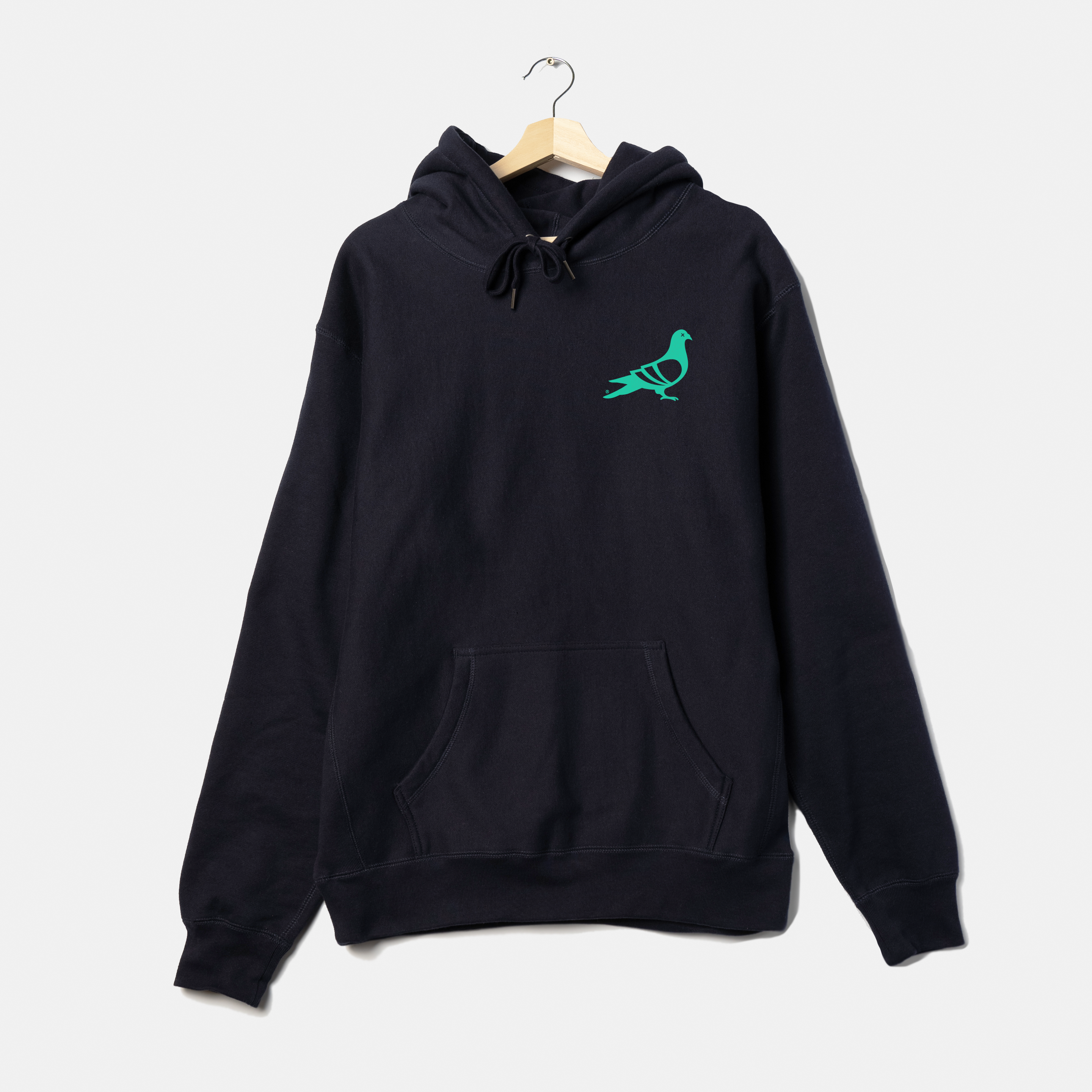 Navy Script Hoodie