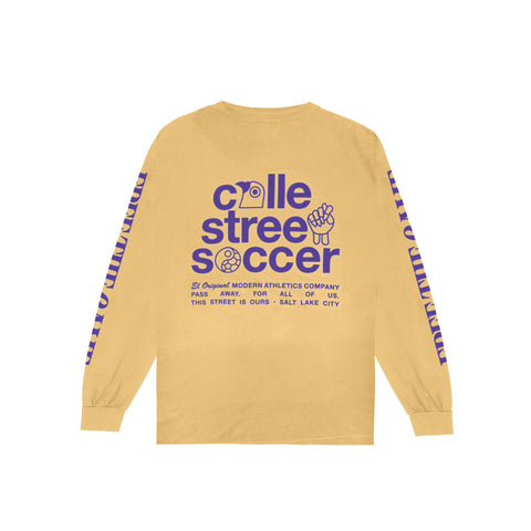 The Street Is Ours Long Sleeve Tee - Yellow