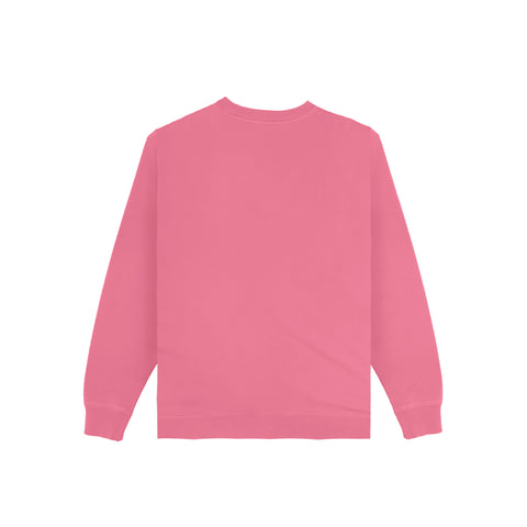 Faded Embroidered Calle Crew - Pink