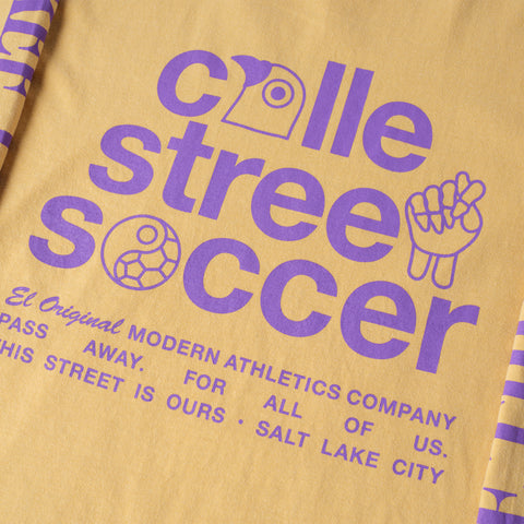 The Street Is Ours Long Sleeve Tee - Yellow