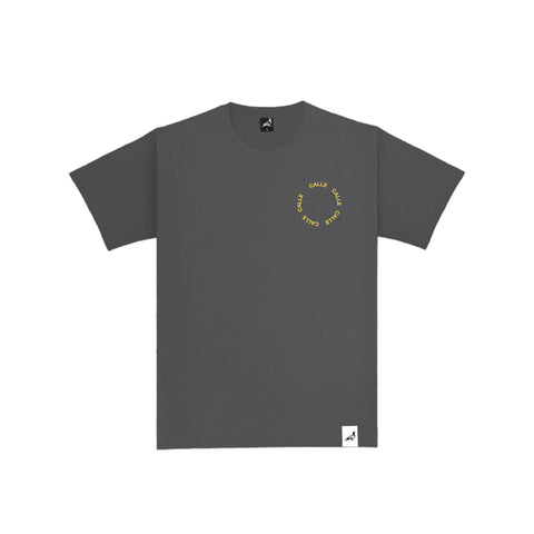 Faded 'Round Ball' Youth Tee - Charcoal