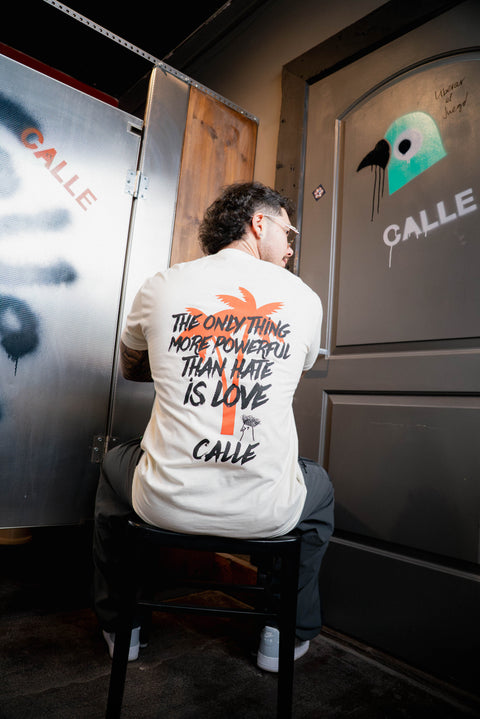 Love is More Powerful Than Hate Tee - Natural