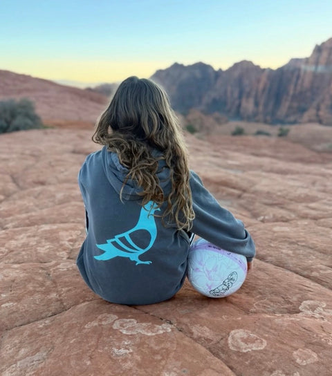 Faded "Round Ball' Youth Hoodie