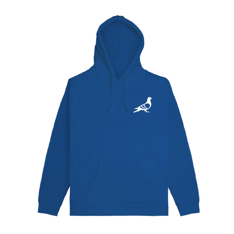 Premium Blue Script Hoodie