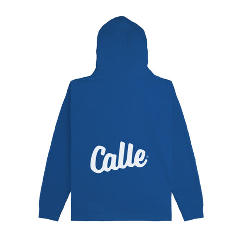 Premium Blue Script Hoodie