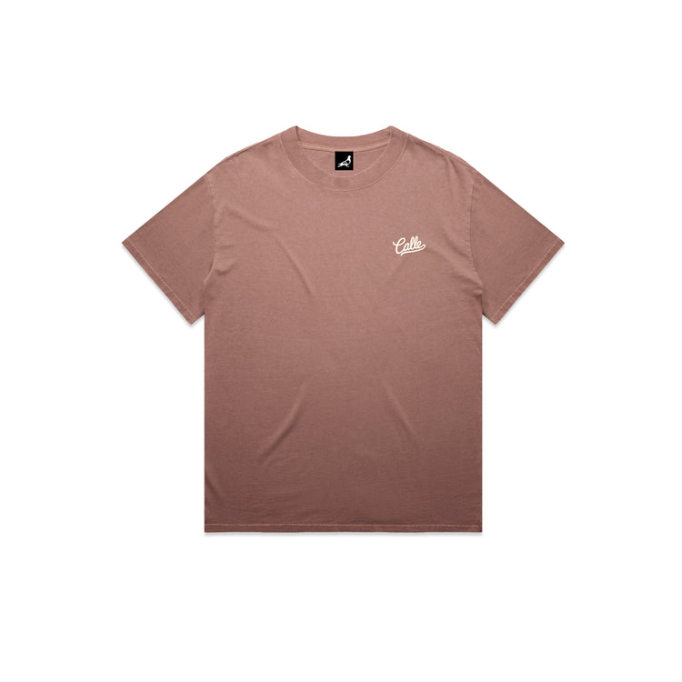 Rose oversized heavyweight embroidered tee – Calle Signature Collection