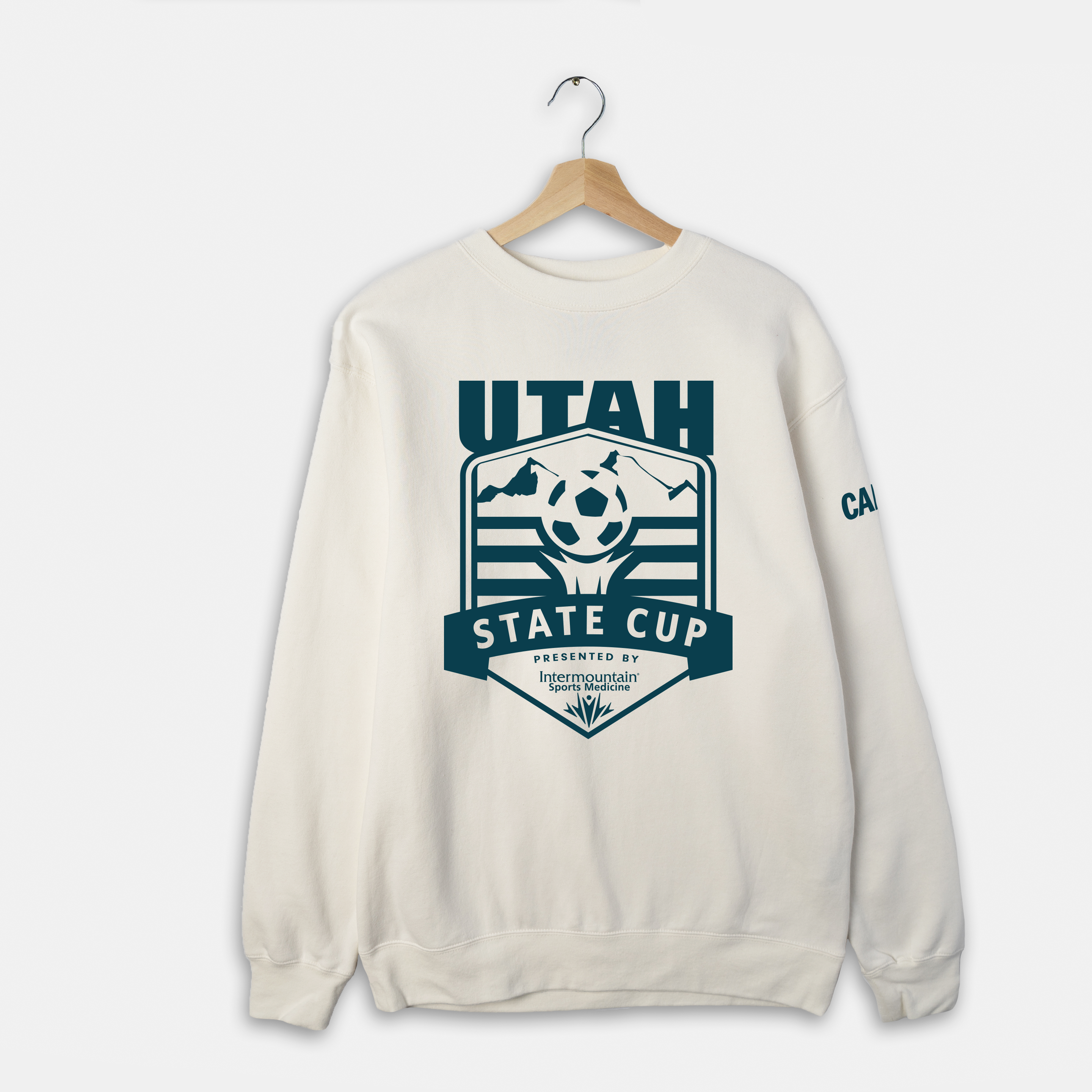 Utah State Cup '23 - Natural Crewneck