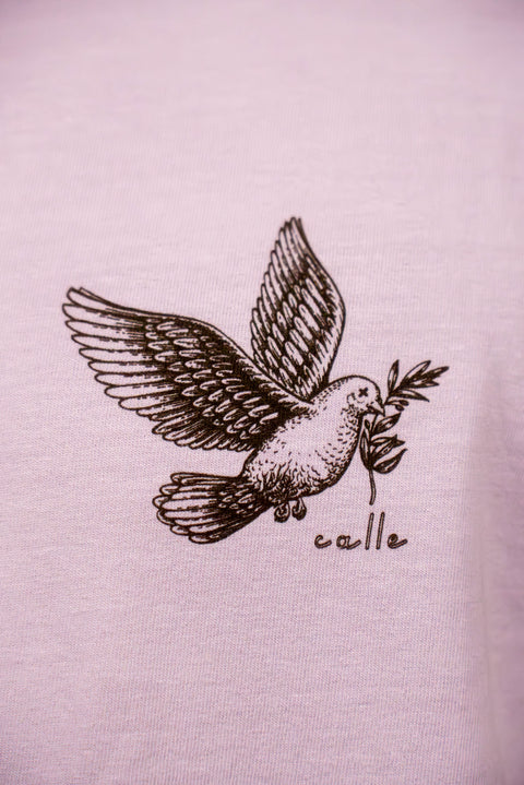 We Come In Peace Lilac Tee