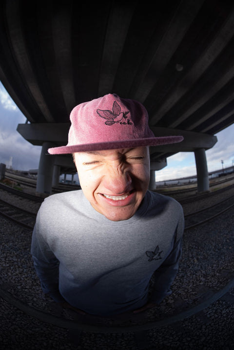 We Come in Peace Hat - Berry