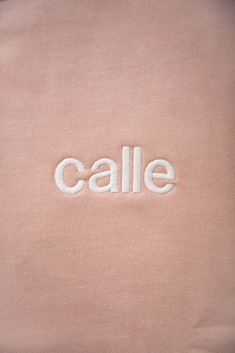 Embroidered Calle Crewneck (Pink)
