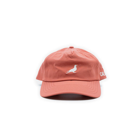 Embroidered Pigeon Hat - Salmon