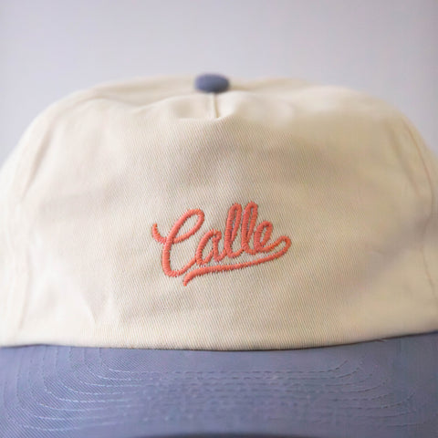 Signature Hat (Natural w/ blue)