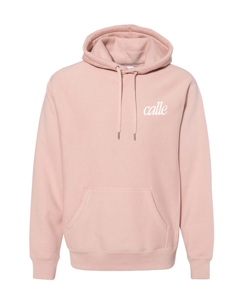 Premium Embroidered Calle Hoodie - Rose