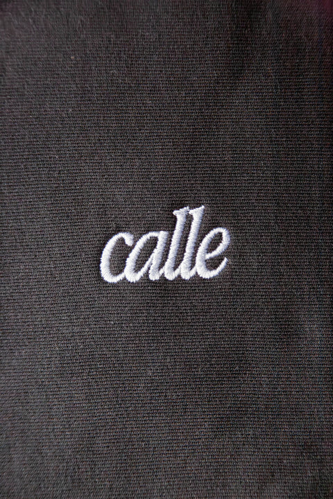 Premium Embroidered Calle Black Hoodie