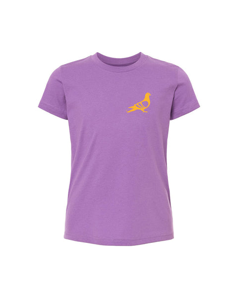 Free The Game Purple Youth Tee