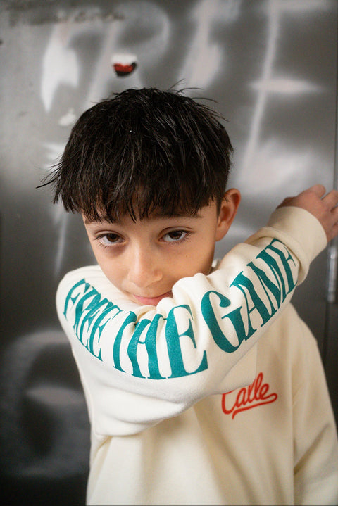 Italy Youth Hoodie - Natural