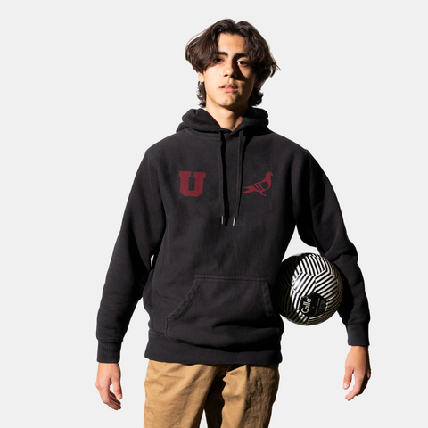 Exclusive University of Utah Black Script Hoodie